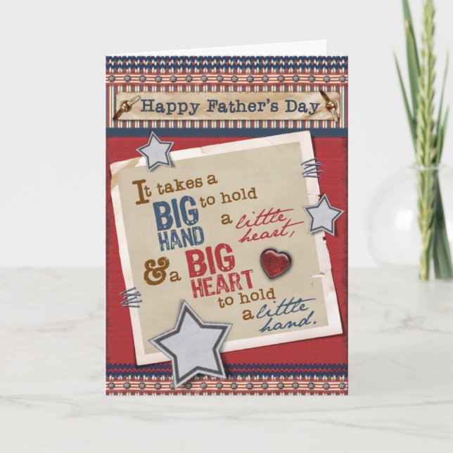 Big Heart Father's Day Card (Front)