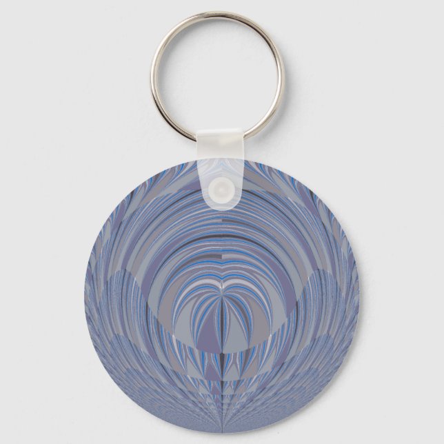 Big Heart Seamless Design Key Ring (Front)