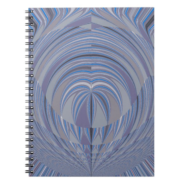 Big Heart Seamless Design Notebook (Front)