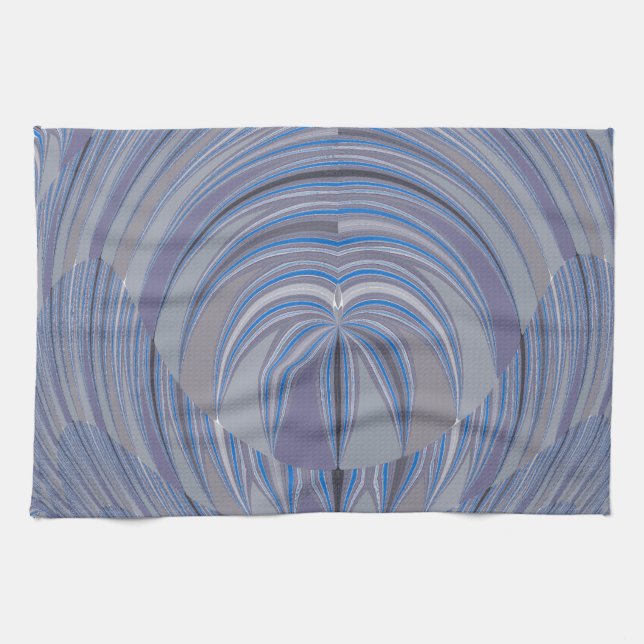 Big Heart Seamless Design Tea Towel (Horizontal)