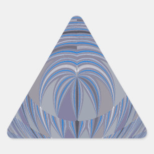 Big Heart Seamless Design Triangle Sticker