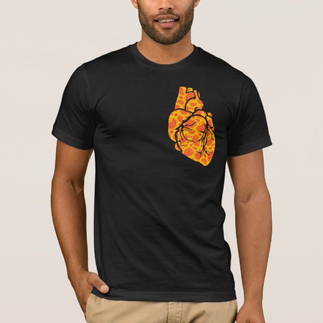 Big Heart - Skull Paisley T-Shirt (Front)