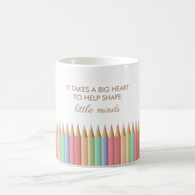 Big Heart Teacher Educator Mug (Center)