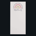 Big Heart to Shape Young Minds Teacher Magnetic Notepad<br><div class="desc">Big Heart to Shape Young Minds Teacher Magnetic Notepad Share the love for your lovely students or say thank you in appreciation to your favourite kindergarten or elementary school teacher with a cute gift. If you need any custom work on this card, please contact me and I will assist you...</div>