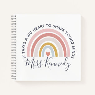 Big Heart to Shape Young Minds Teacher Notebook