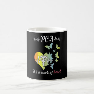 Big Heartbeat Pca It's A Work Of Heart Happy Nurse Coffee Mug