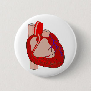 Big Hearted 6 Cm Round Badge