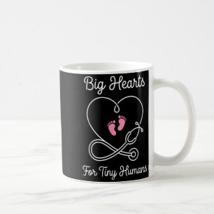 Big Hearts for Tiny Humans NICU Nurse Paediatricia Coffee Mug