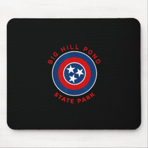 Big Hill Pond State Park Tennessee Flag Tn Vacatio Mouse Pad