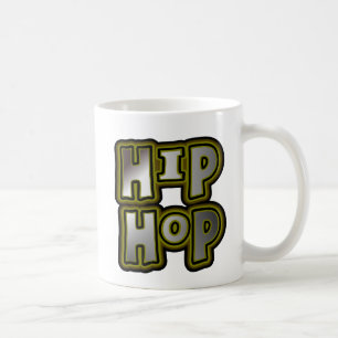 Big Hip Hop Graffiti Multi-Colour, Metal Effects Coffee Mug