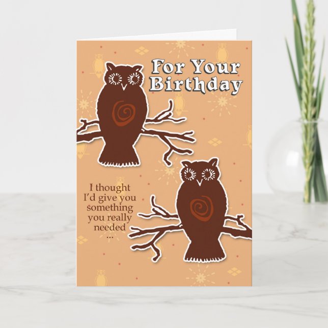 Big Hooters Card (Front)