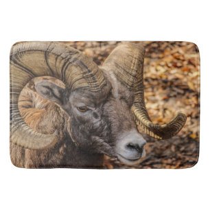 Big Horn Sheep Ram Mancave or Entryway Rug or Mat
