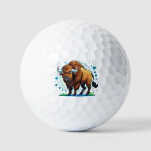 big horned bison golf balls