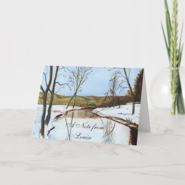 Big Horse Creek Note Card (Front)