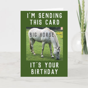 Big Horse It's Your Birthday Card