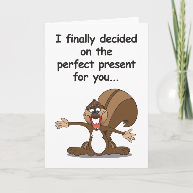 Big Hug Humourous Birthday Card (Front)