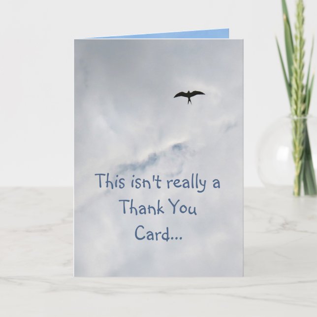 Big Hug Thank You Note Card (Front)
