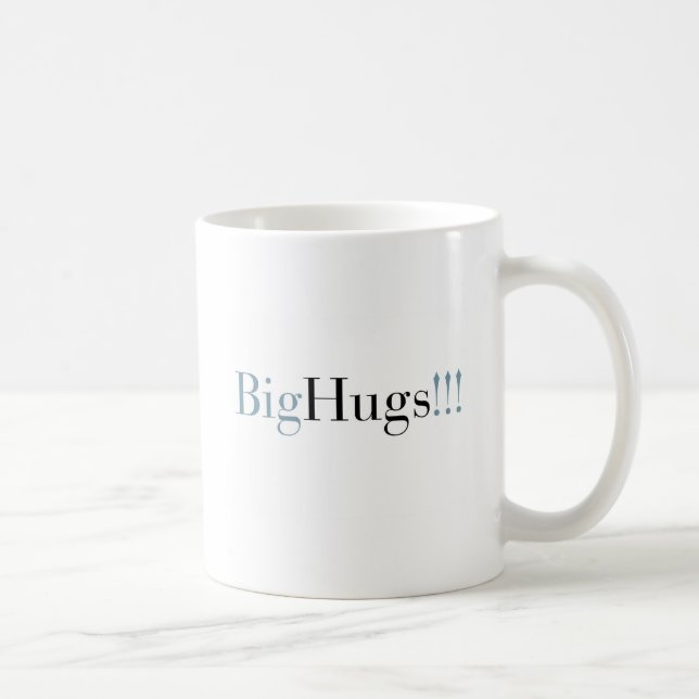 BIG HUGS!!! coffee mug (Right)