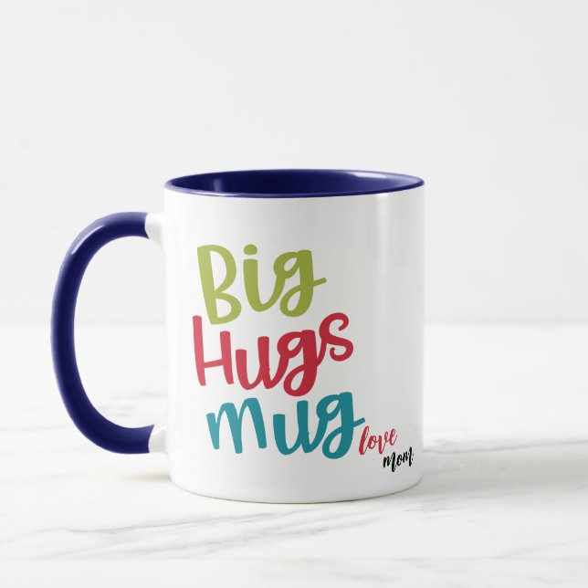 Big Hugs Coffee Mug, Cute Gift for christmas Mug (Left)
