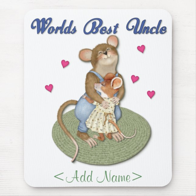 Big Hugs Uncle Mouse Pad (Front)