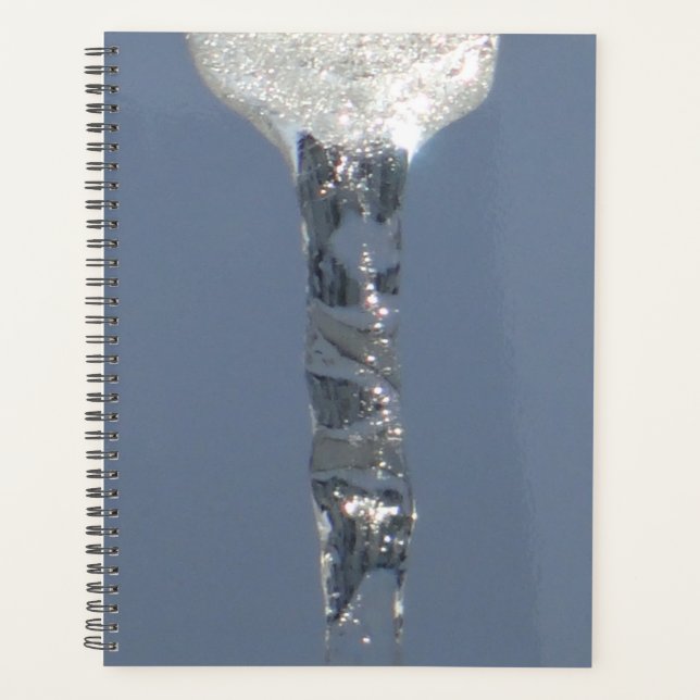 Big Icicle In Blue Sky Planner (Front)