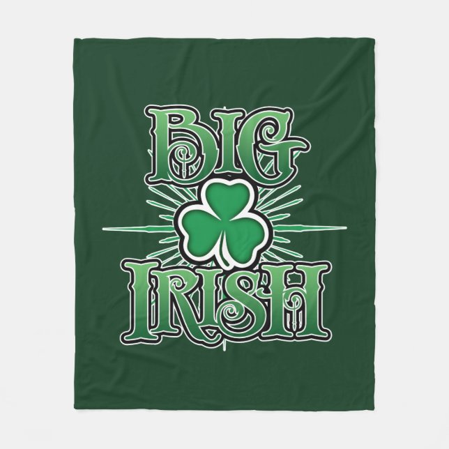 Big Irish Fleece Blanket (Front)