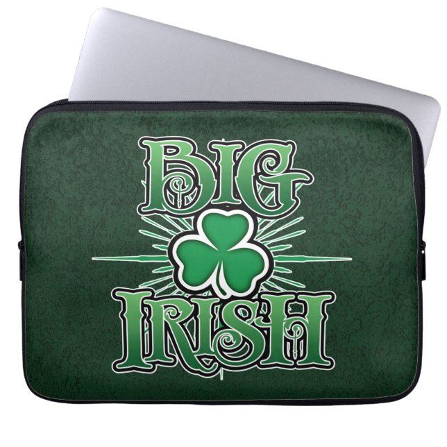 Big Irish Laptop Sleeve (Front)