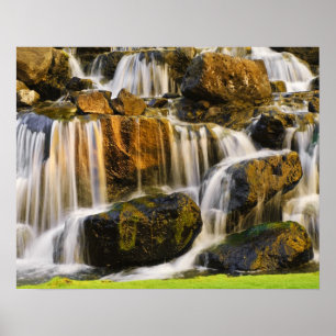 Big Island, Hawaii. Cascading stream, Big Island Poster