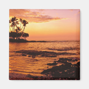 Big Island, Hawaii. Sunset, Big Island Hawaii. 2 Magnet