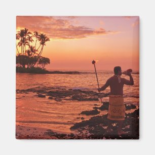 Big Island, Hawaii. Sunset, Big Island Hawaii. Magnet