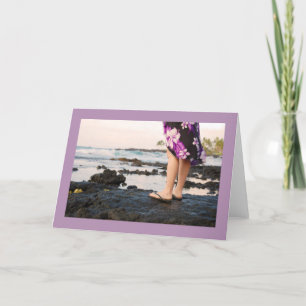 Big Island of Hawaii Lava Rock Blank Greeting Card