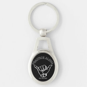 Big Island - Practice Aloha Shaka (Hang loose) Key Ring