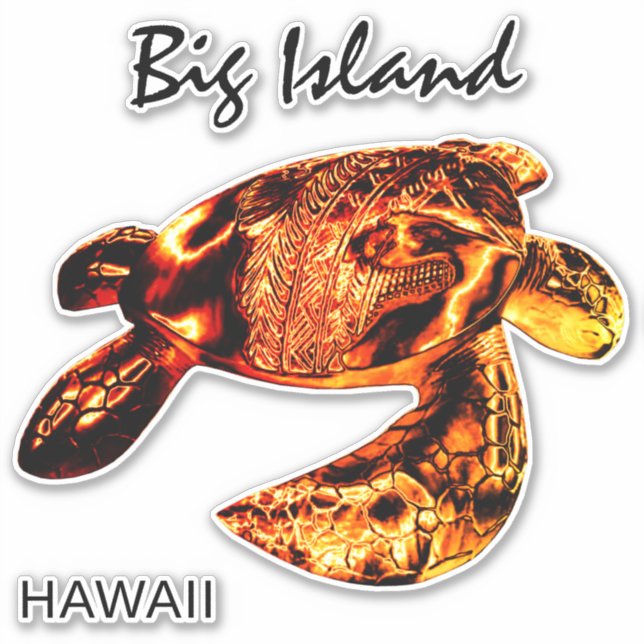 BIG ISLAND Tribal Honu Lava (Front)