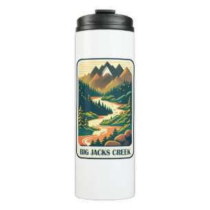 Big Jacks Creek Idaho Colours Thermal Tumbler