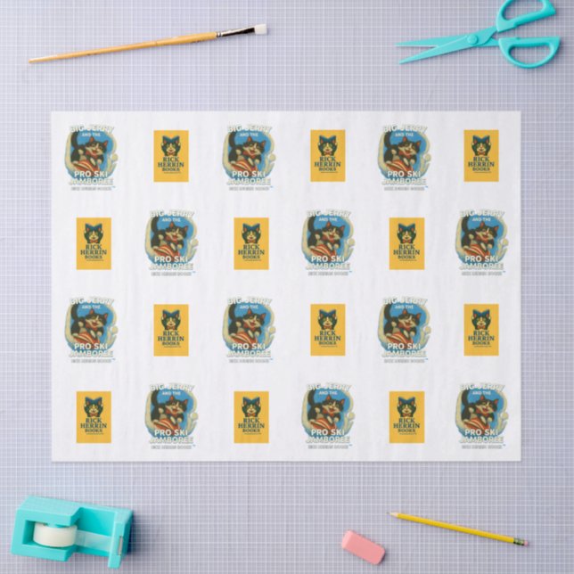 Big Jerry and Rick Herrin Books Logo Tissue Paper (Craft)