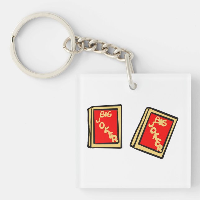 Big Joker Key Ring (Front)