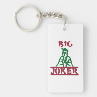 BIG JOKER Mah Jong Tile Key Ring