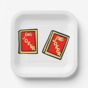 Big Joker Paper Plate