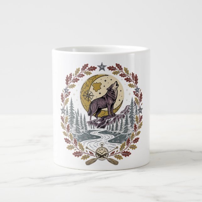 Big Journeys Begin With Small Steps Large Coffee Mug (Front)