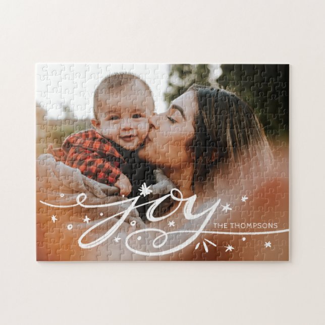 Big Joy Hand Lettered Photo Jigsaw Puzzle (Horizontal)