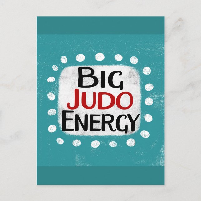 Big Judo Energy Postcard (Front)