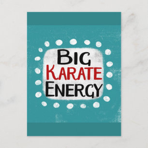 Big Karate Energy Postcard