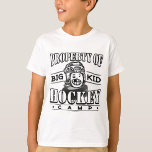 Big Kid Hockey Camp White Helmet T-Shirt