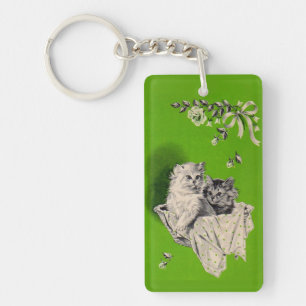 big kitten little kitten key ring
