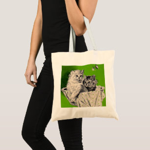 big kitten little kitten tote bag
