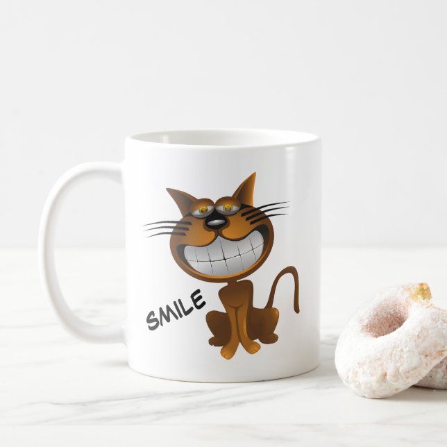 Big Kitty Coffee Mug (With Donut)