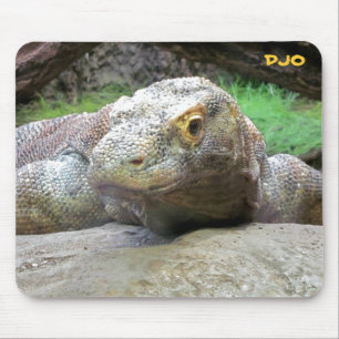 Big Komodo Dragon Mouse Pad