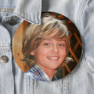 BIG large custom photo button
