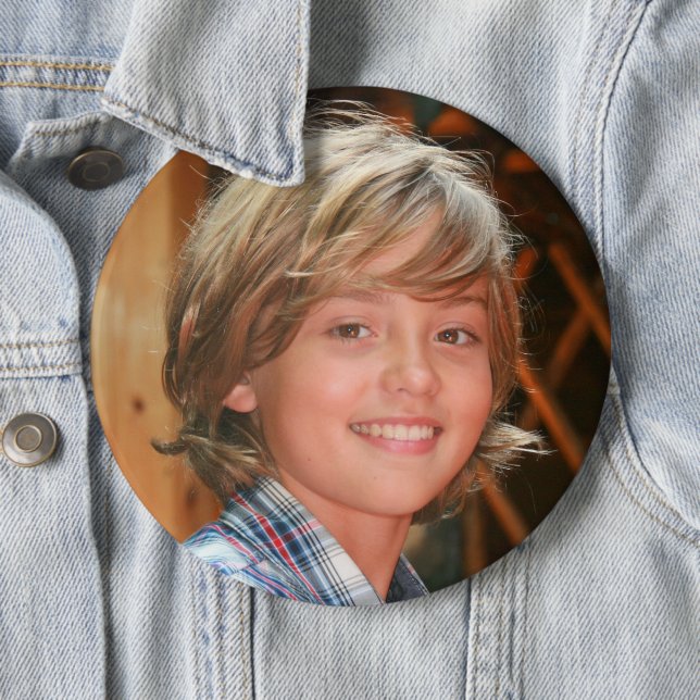 BIG large custom photo button (In Situ)