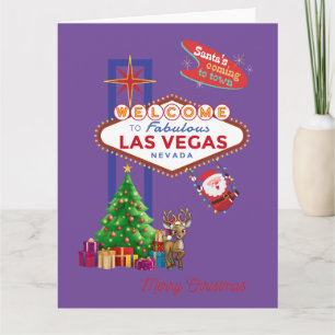 BIG Las Vegas Christmas Card
